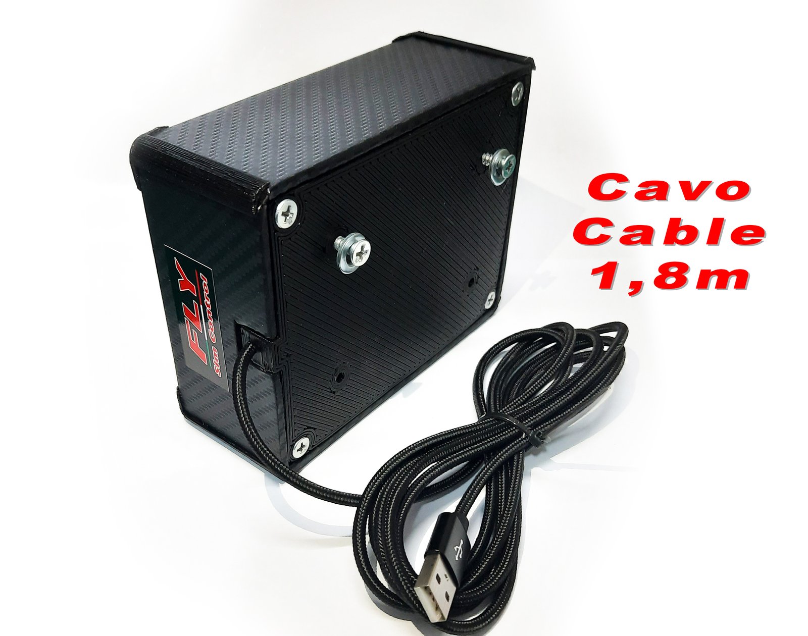 BUTTON BOX SIM Racing 22 Funzioni Start Leva Luminoso USB PC Carbonio Buttonbox EUR 107,00 - IT - Foto 7